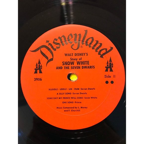 Snow White and the Seven Dwarfs Story and Songs Disney LP Record Vintage Vinyl w - Picture 5 of 6